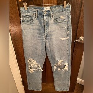 Agplde 90s style distressed jeans